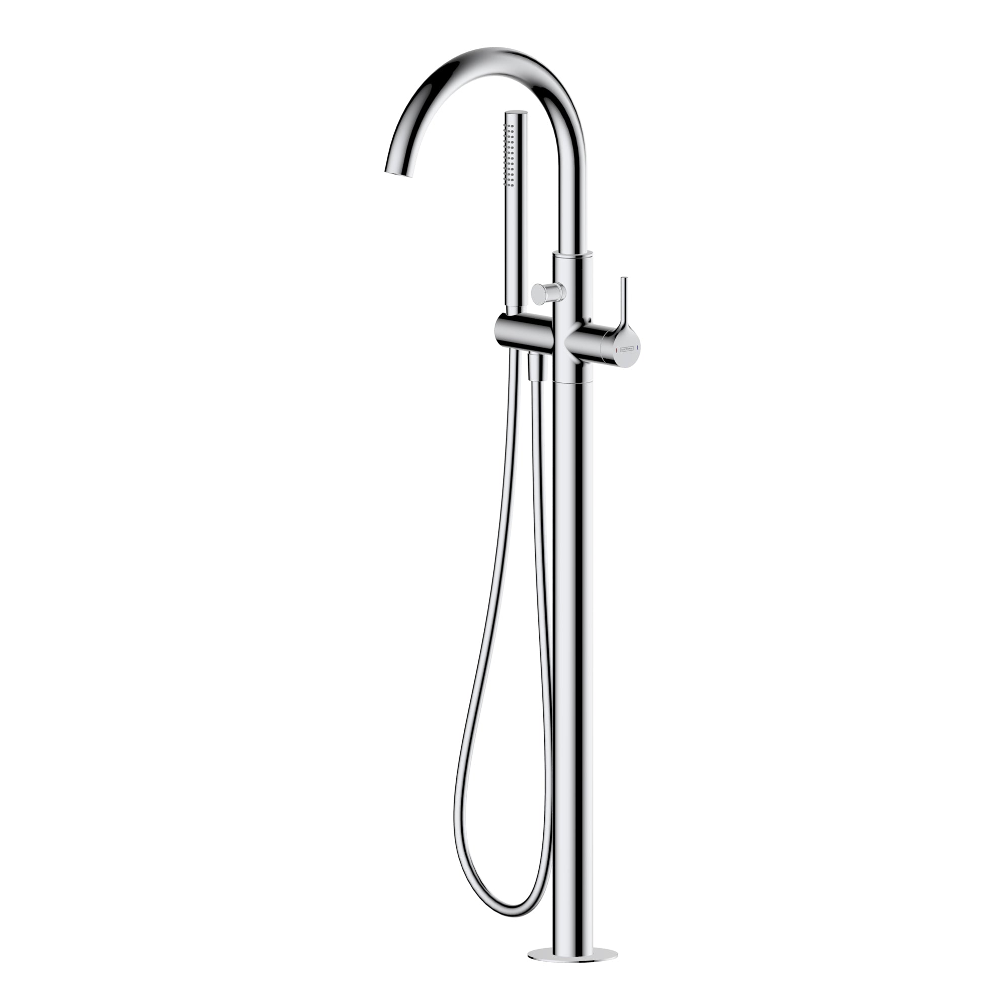 Mitigeur de baignoire îlot Stilform Park chrome, mitigeur sur pied