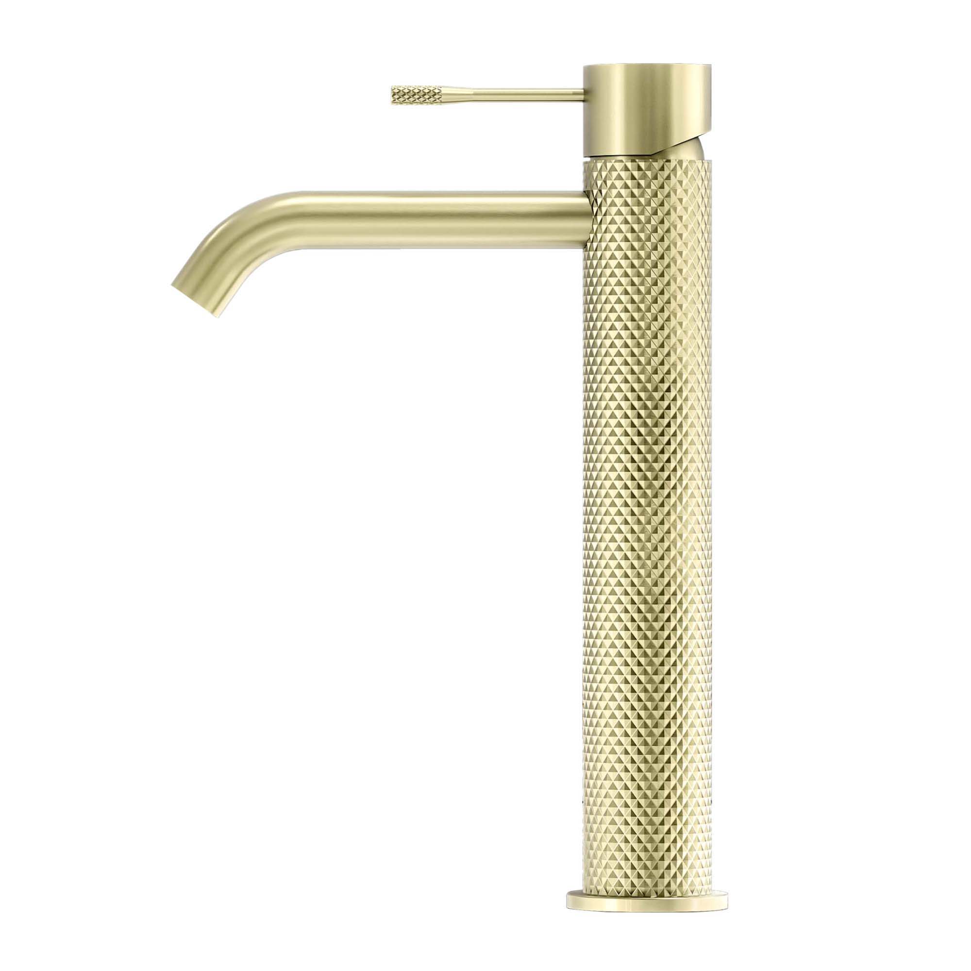 Stilform washbasin faucet from the Iconic series High version in brushed brass