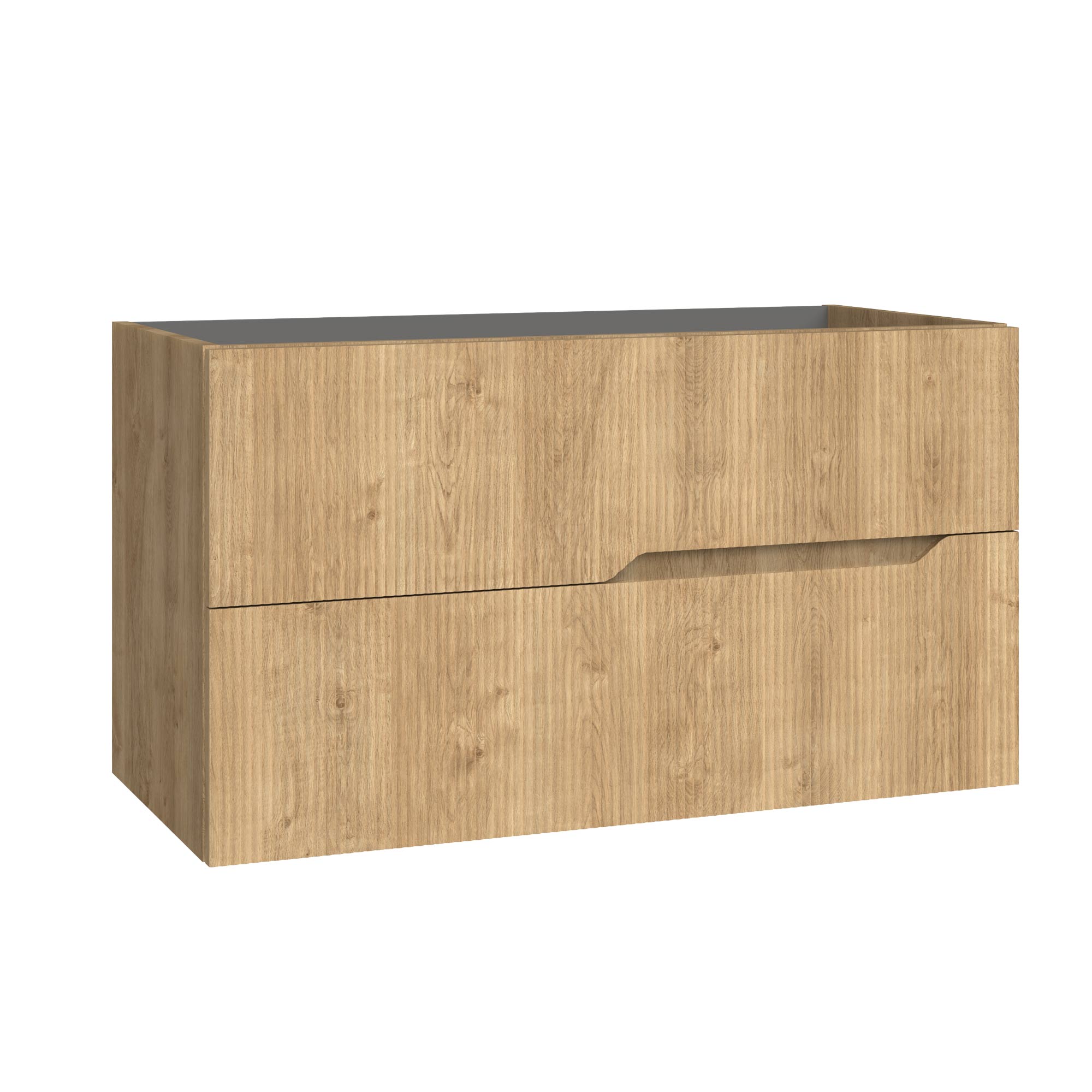 Bamboo – Waschtisch mit Unterschrank Set in Eiche Natur