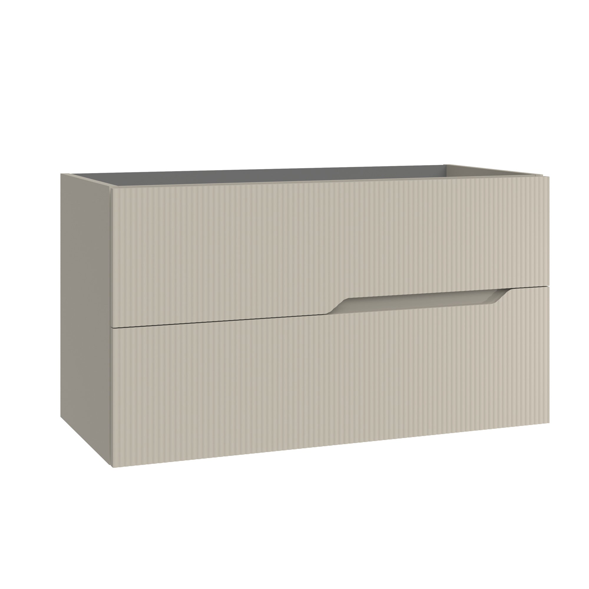 Bamboo – Waschtisch mit Unterschrank Set in Greige