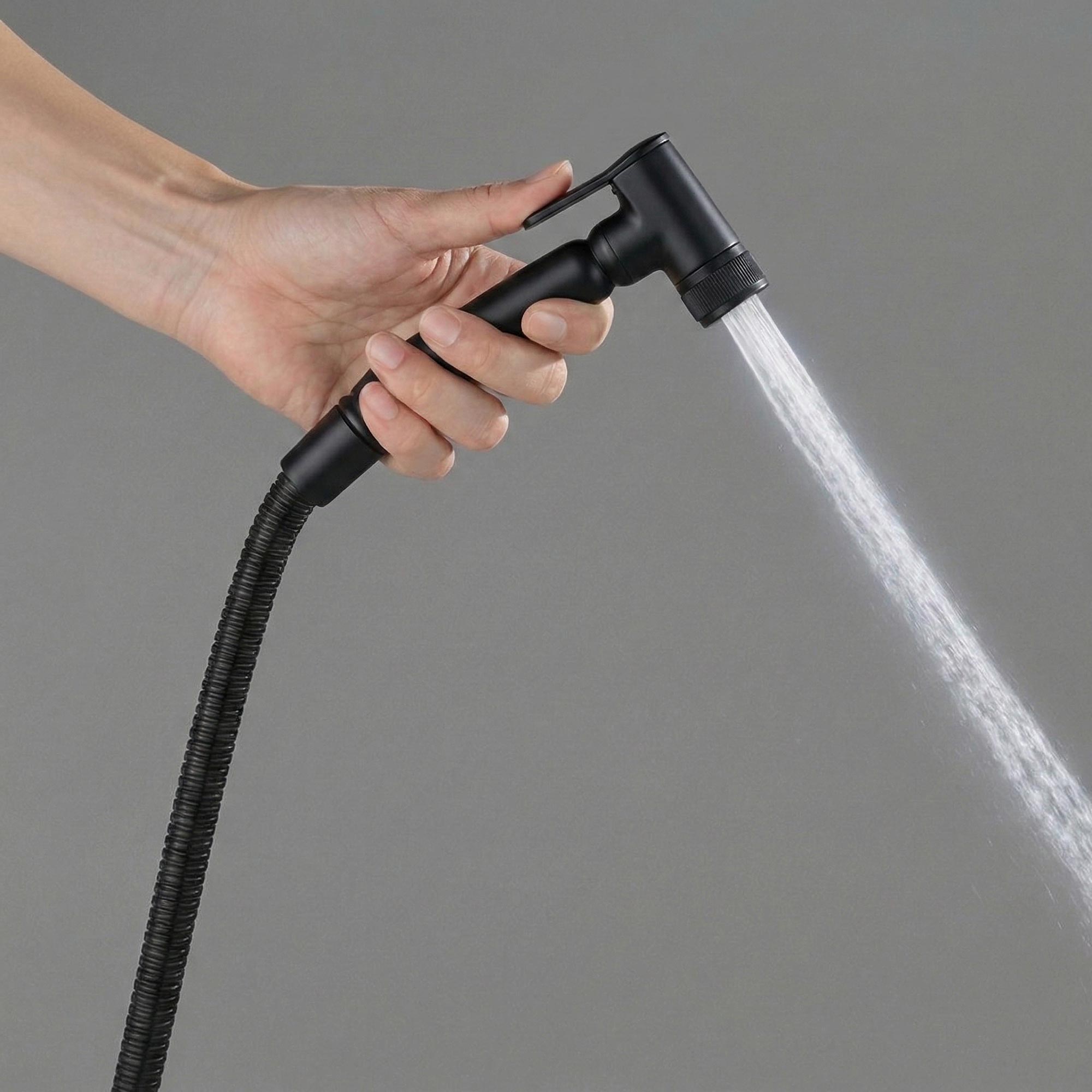 Designová ruční sprcha pro WC/bidet, matně černá