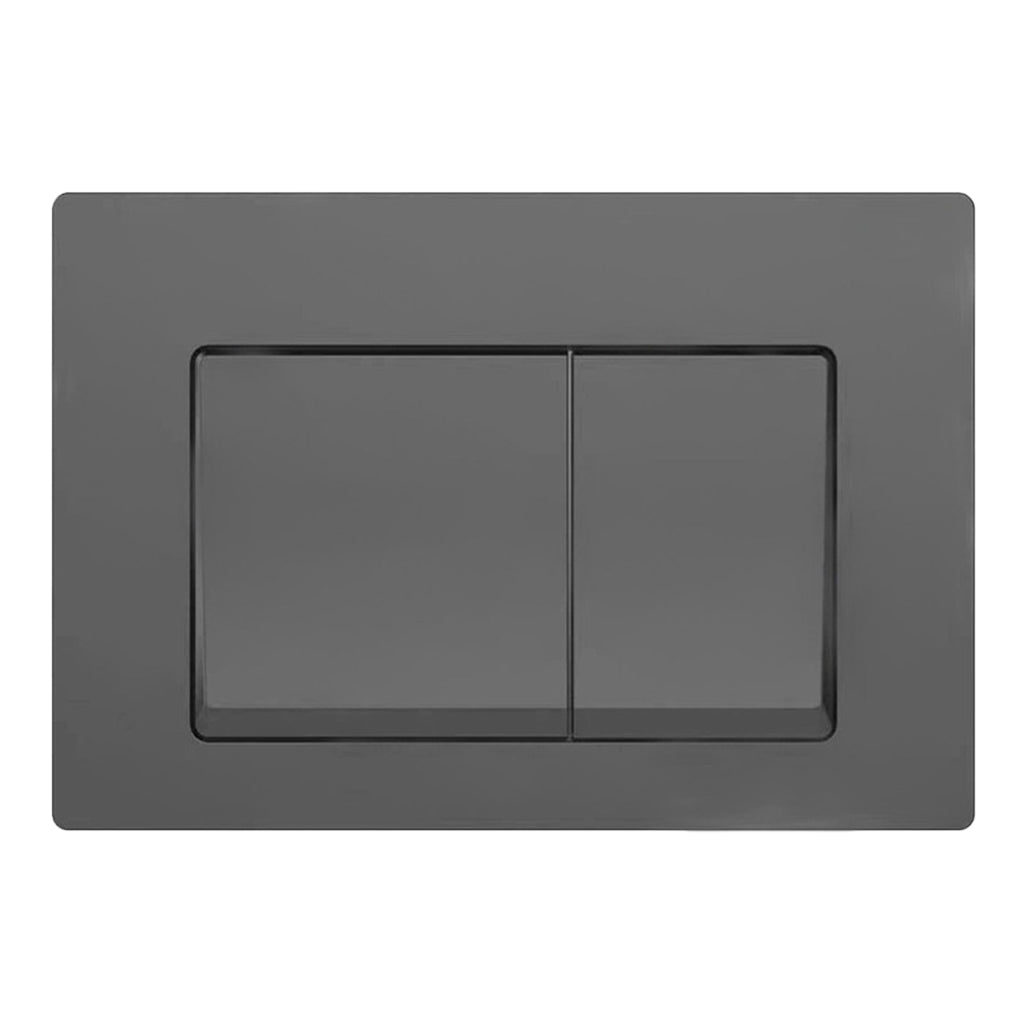 Drückerplatte Gunmetal Kompatibel zu Geberit Duofix Sigma / Delta 2 Mengenspülung