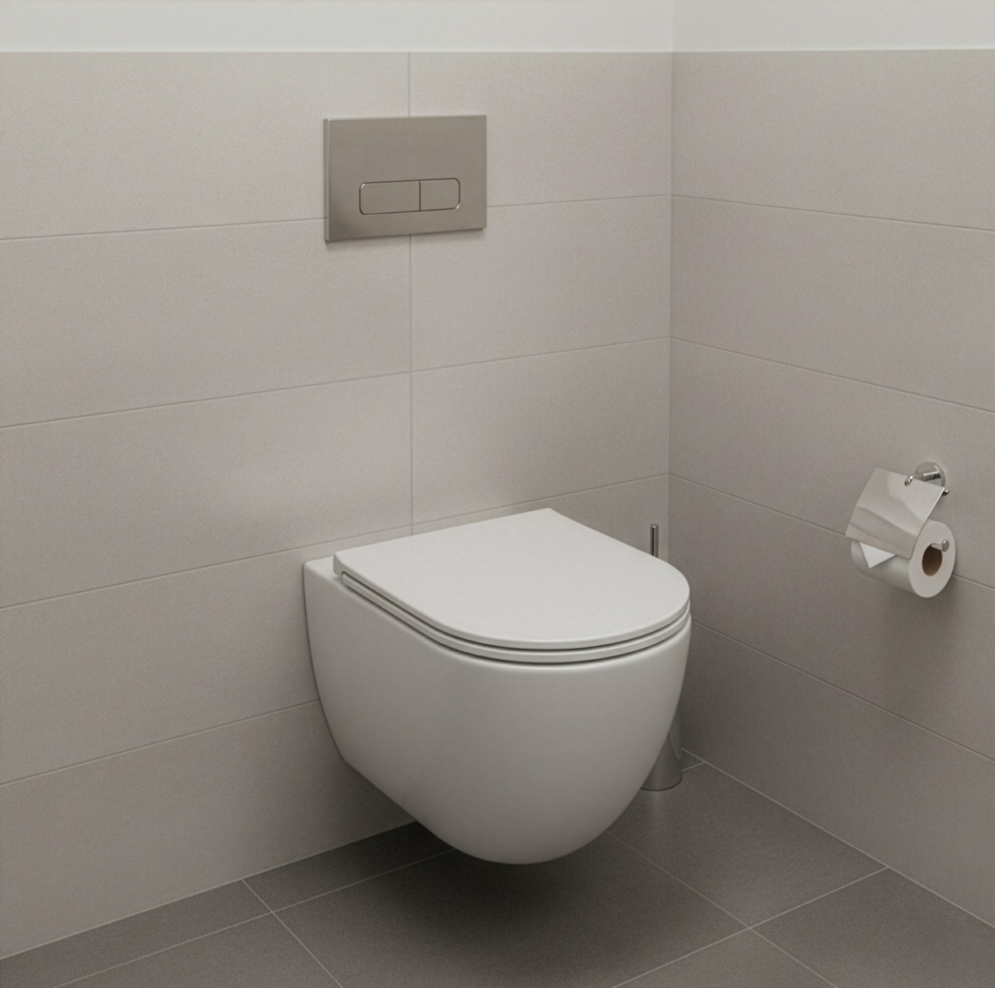 Matás nikkel nyomógomb kompatibilis a Geberit Duofix Sigma (UP 320) 2 féle öblítésével