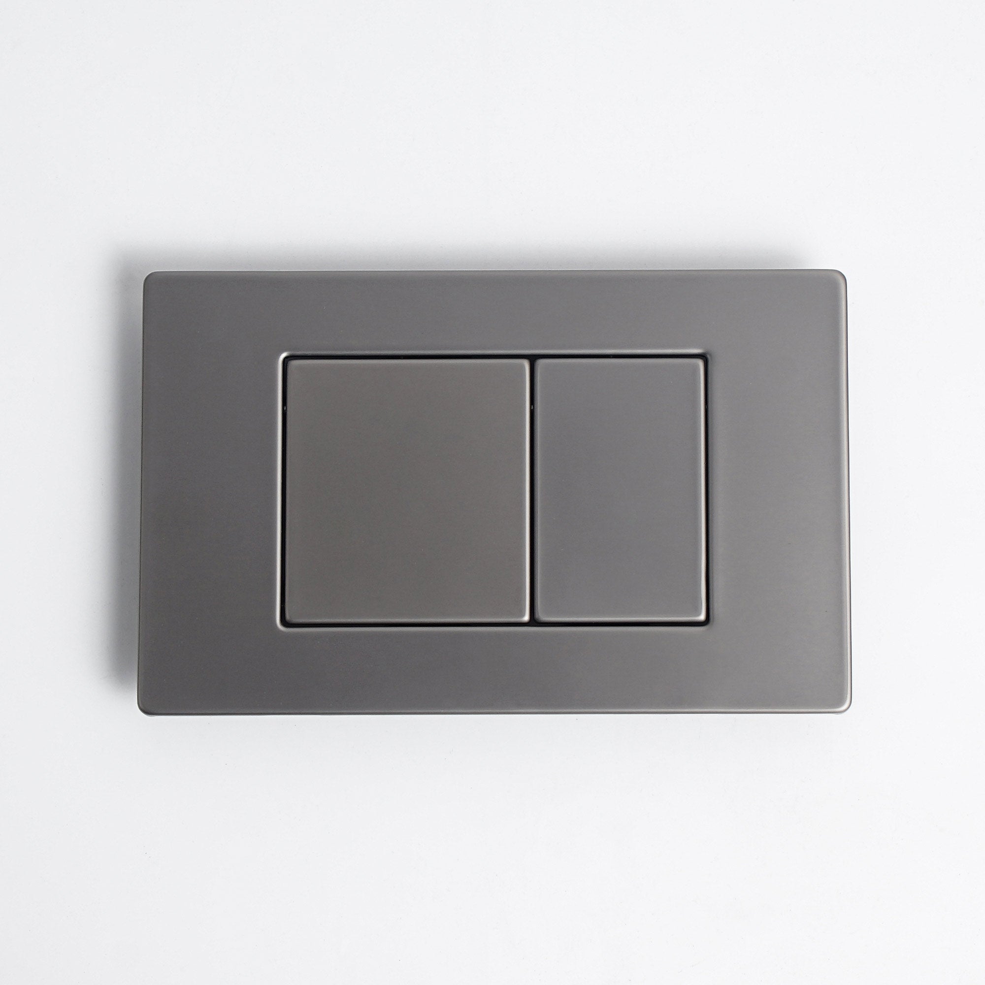 Drückerplatte Gunmetal fein gebürstet - Kompatibel mit Geberit Sigma (UP 320)