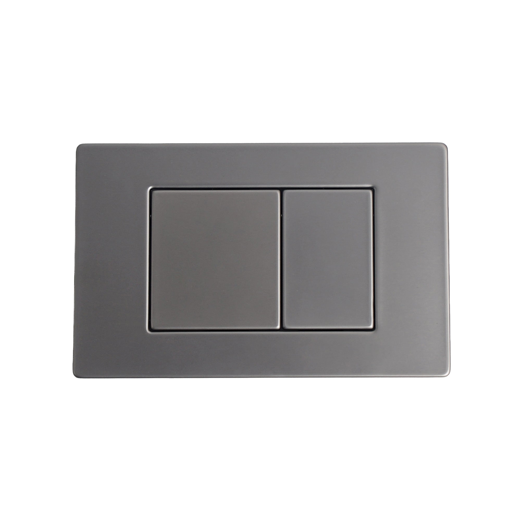 Drückerplatte Gunmetal fein gebürstet - Kompatibel mit Geberit Sigma (UP 320)