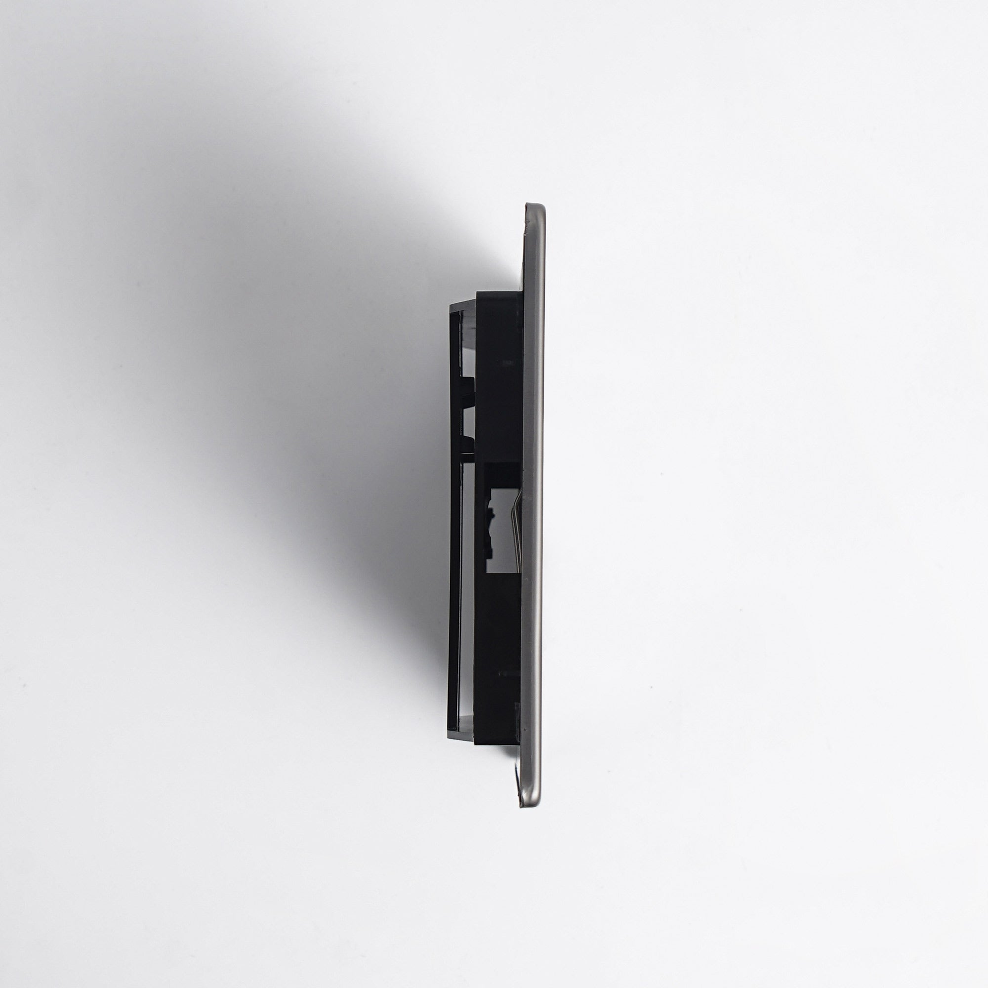Drückerplatte Gunmetal fein gebürstet - Kompatibel mit Geberit Sigma (UP 320)