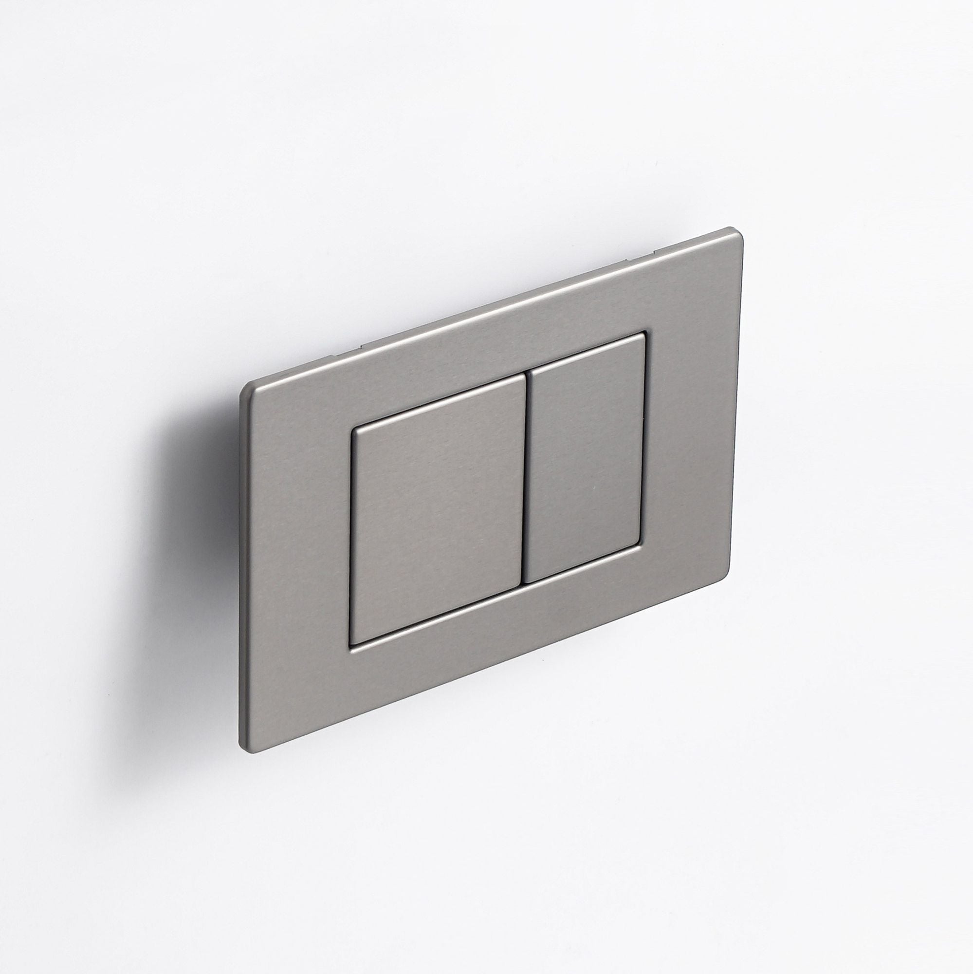 Drückerplatte Gunmetal fein gebürstet - Kompatibel mit Geberit Sigma (UP 320)