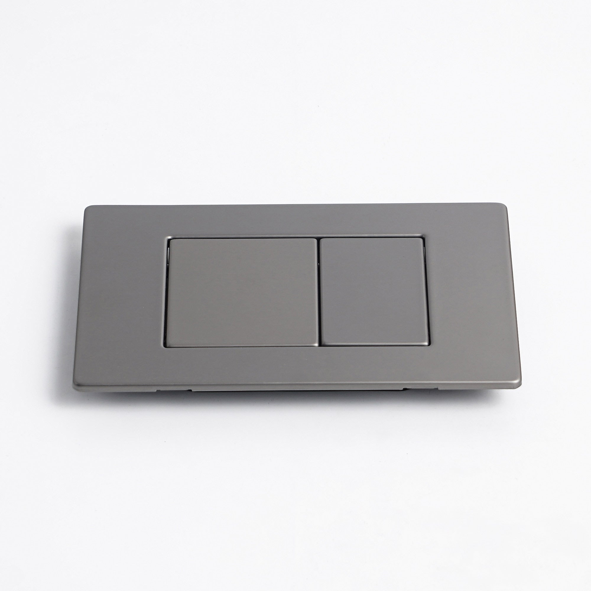 Drückerplatte Gunmetal fein gebürstet - Kompatibel mit Geberit Sigma (UP 320)