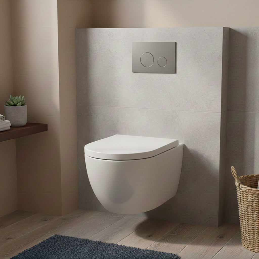 Placa pulsadora de acero inoxidable - Compatible con Geberit Sigma (UP 320)