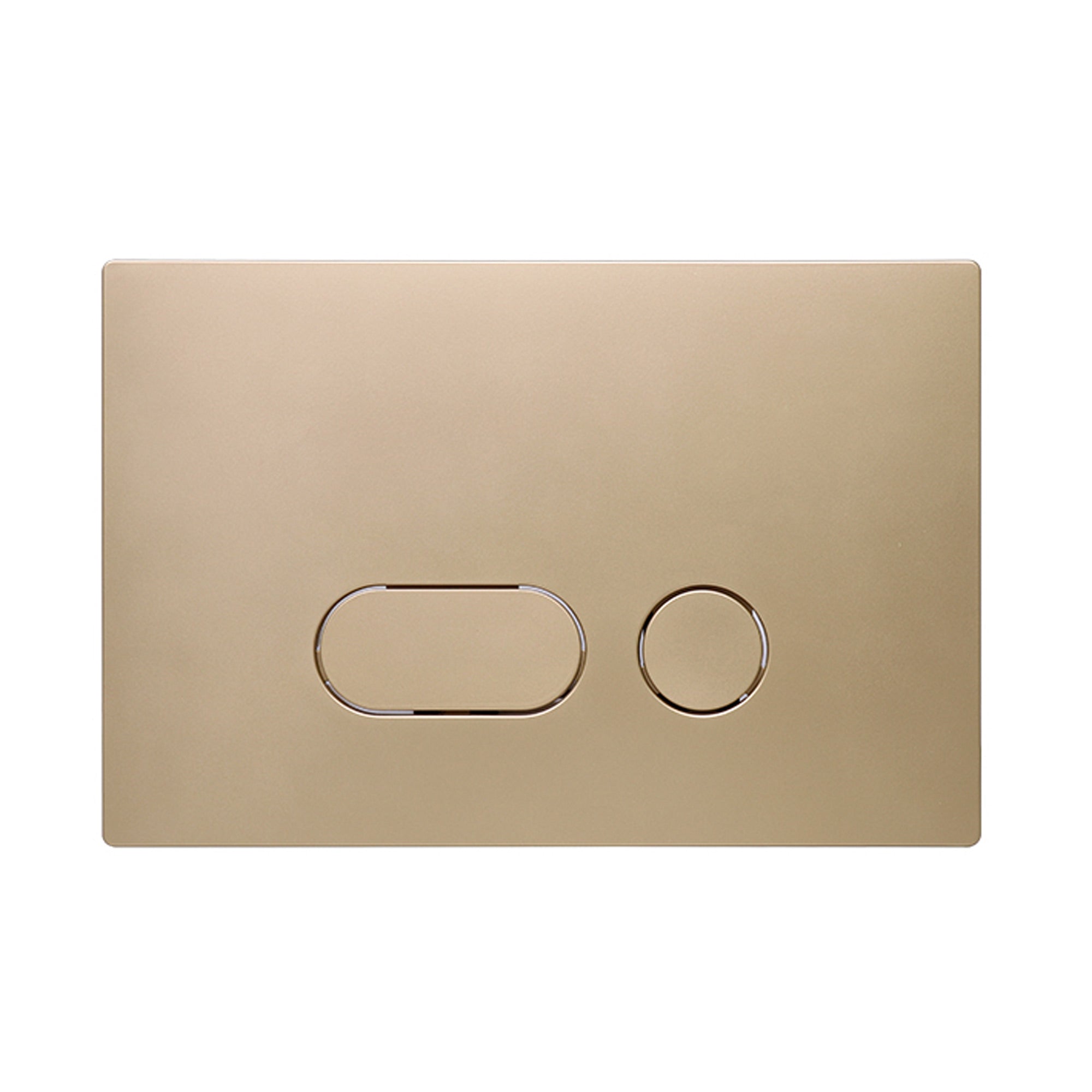 Drückerplatte 870 aus ABS in Gold - Kompatibel mit Geberit Sigma