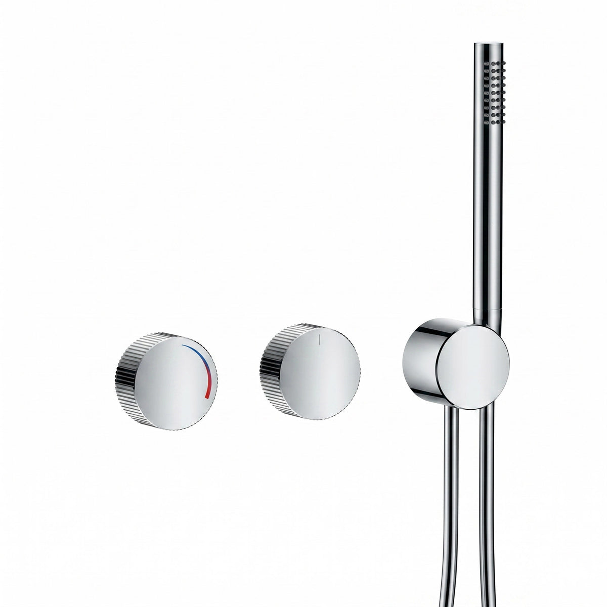 Park 2.0 Unterputz Thermostat 2-Wege Duscharmatur mit Handbrause in Chrom