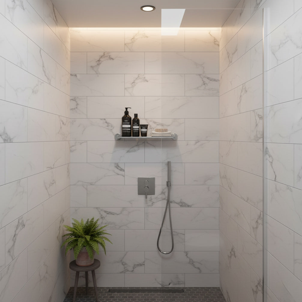 Zuhanypolc Stilform Highline sorozat, krómozott