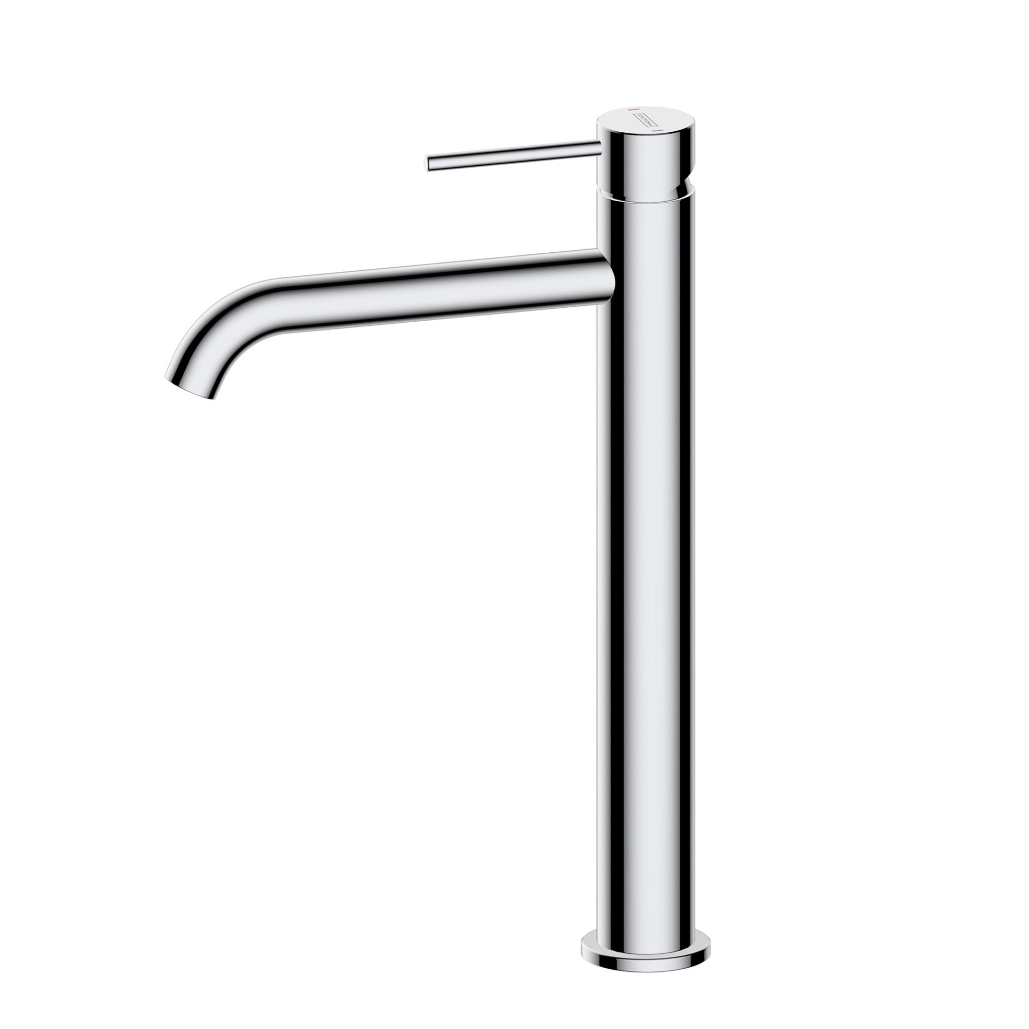 Stylish washbasin faucet from the Park 2.0 series High version in chrome