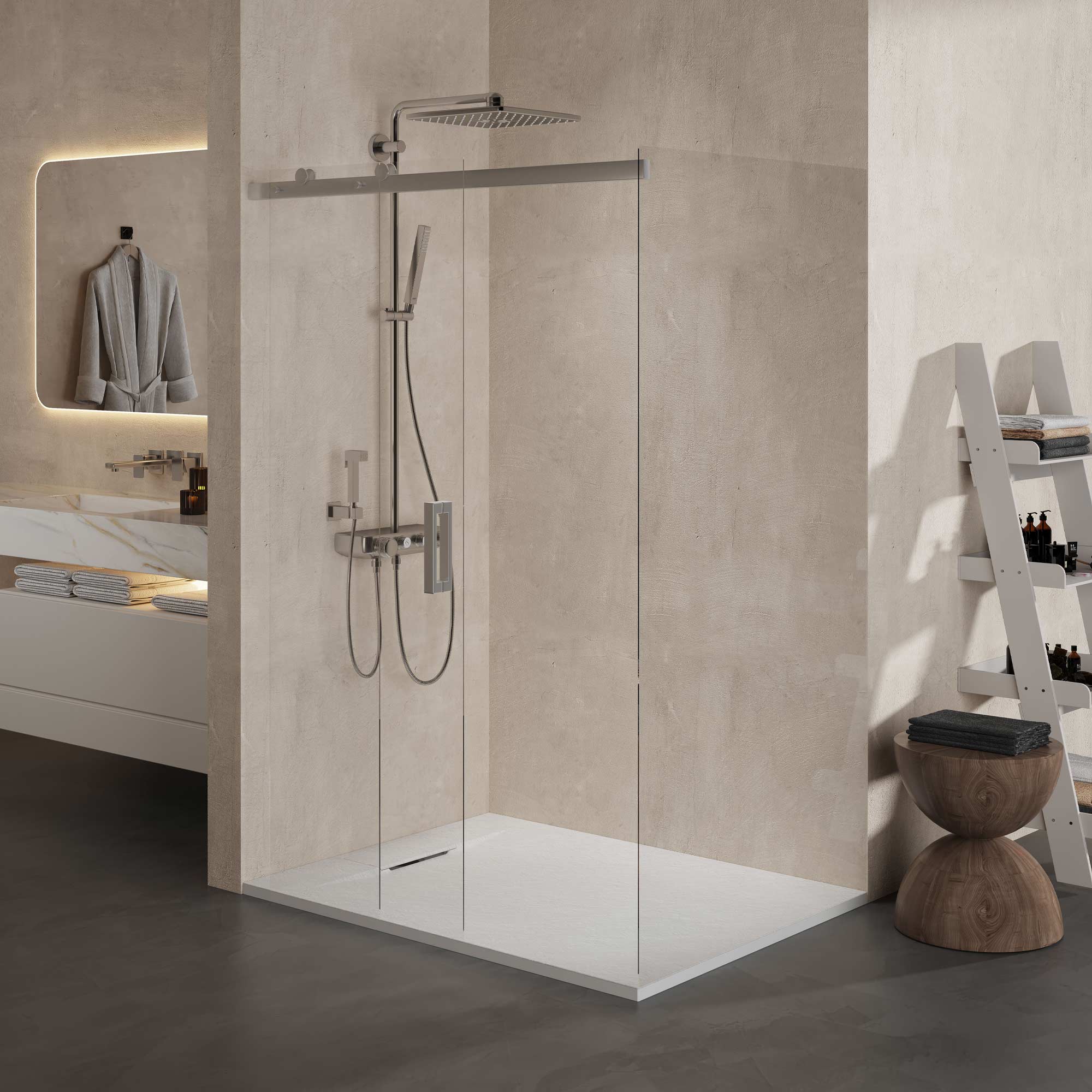 Soho SMC Duschwanne SlimLine – nur 35 mm flach, modern & robust