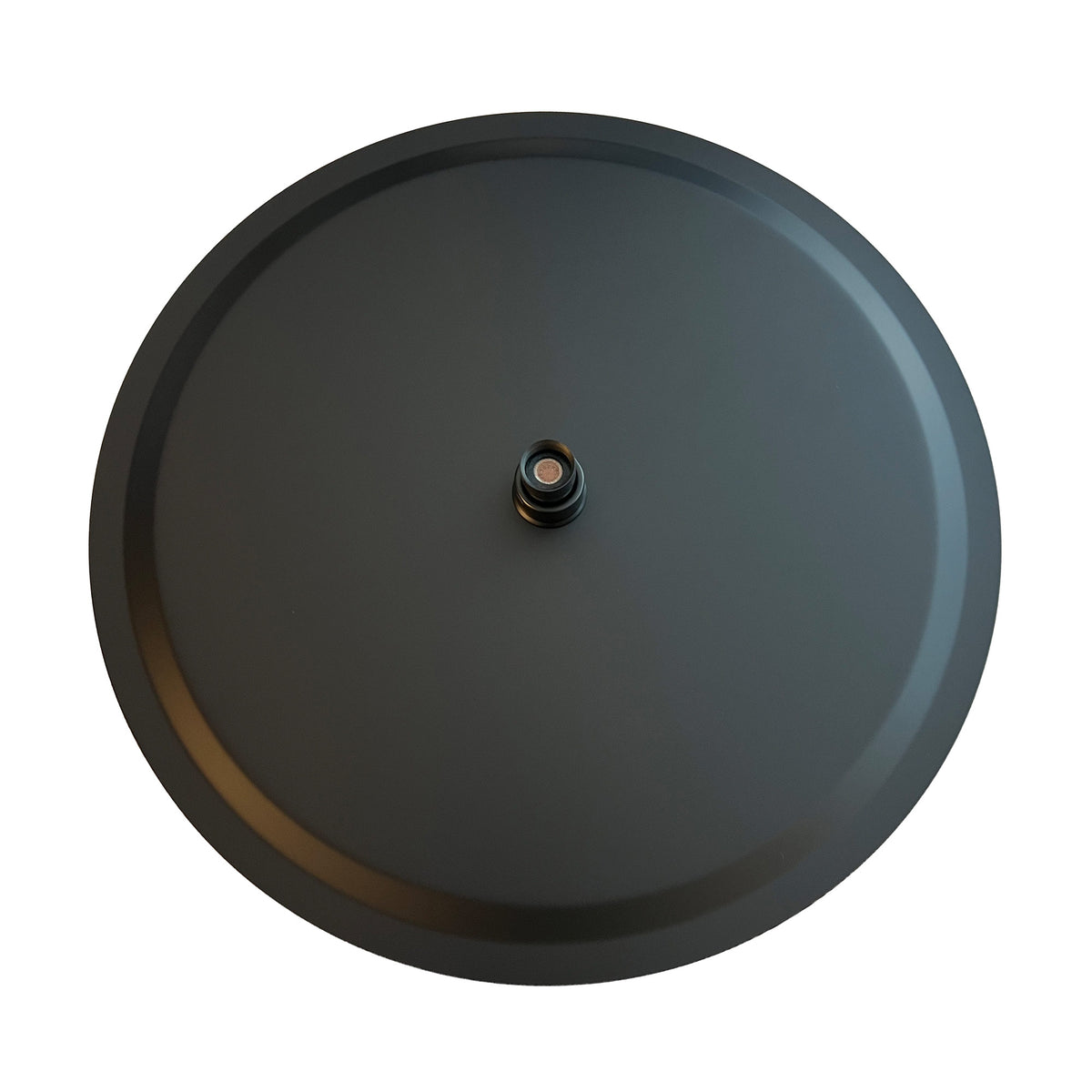 Stilform luxury Stainless steel Rain shower head round, 40 cm ULTRA-FLAT, in Matt black
