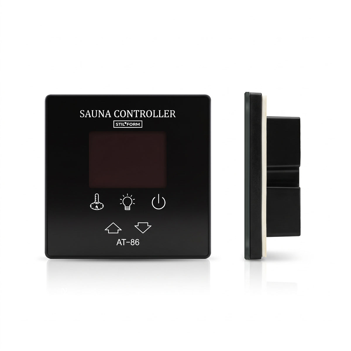 Poêle de sauna Thermolux 4,5KW/6KW Gunmetal – commande tactile/numérique