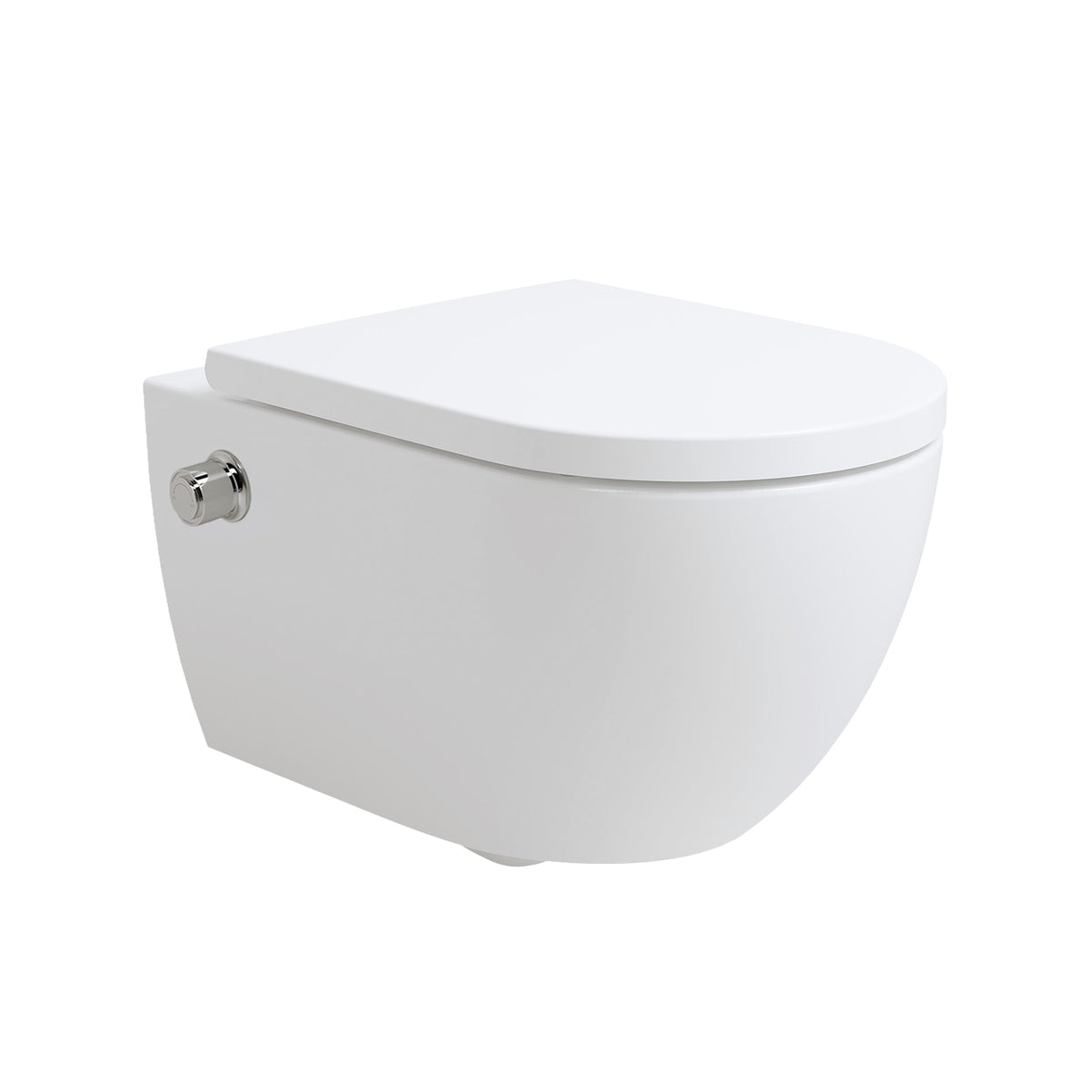 Spülrandloses Dusch-WC SOHO 4.0 Compact mit abnehmbarem Softclose Sitz Taharet