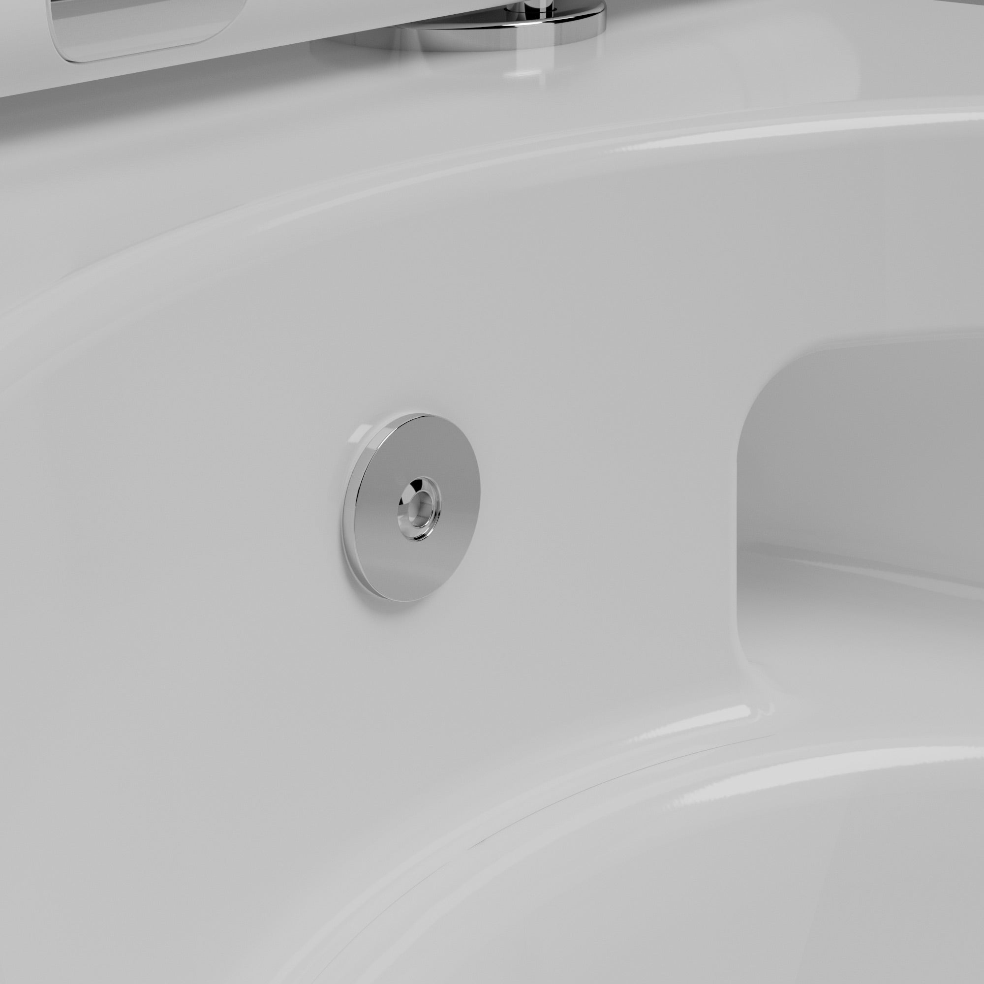 Soho 3.0 Whirlflush - WC Sospeso Bianco Lucido, Senza Bordo, Con Sedile Soft Close E Rivestimento Nano, 480mm