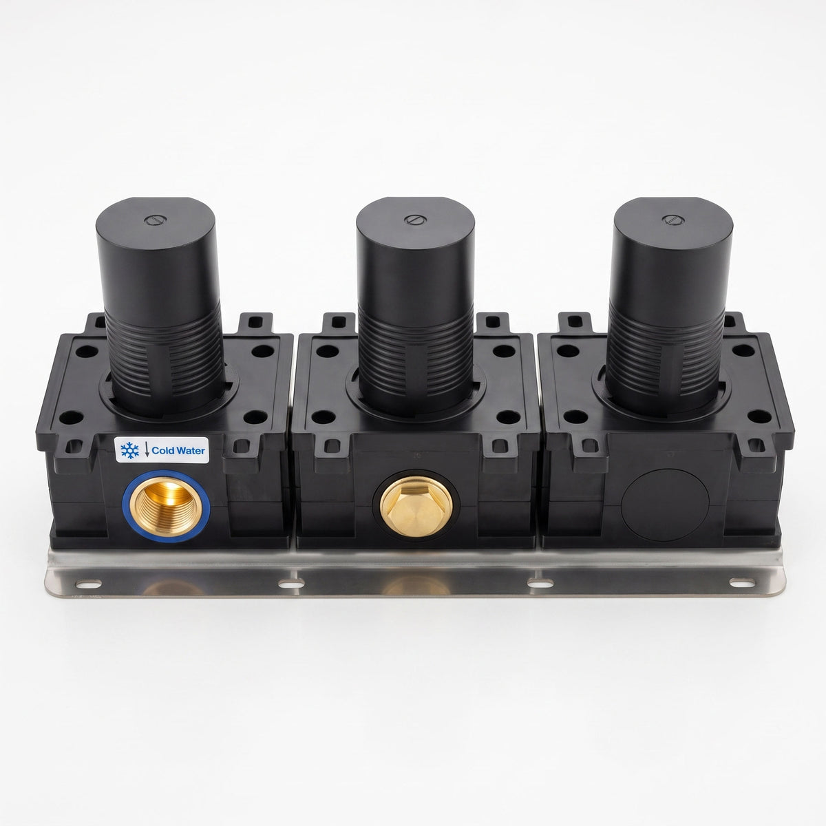 Park 2.0 Unterputz Thermostat 2-Wege Duscharmatur mit Handbrause in Chrom