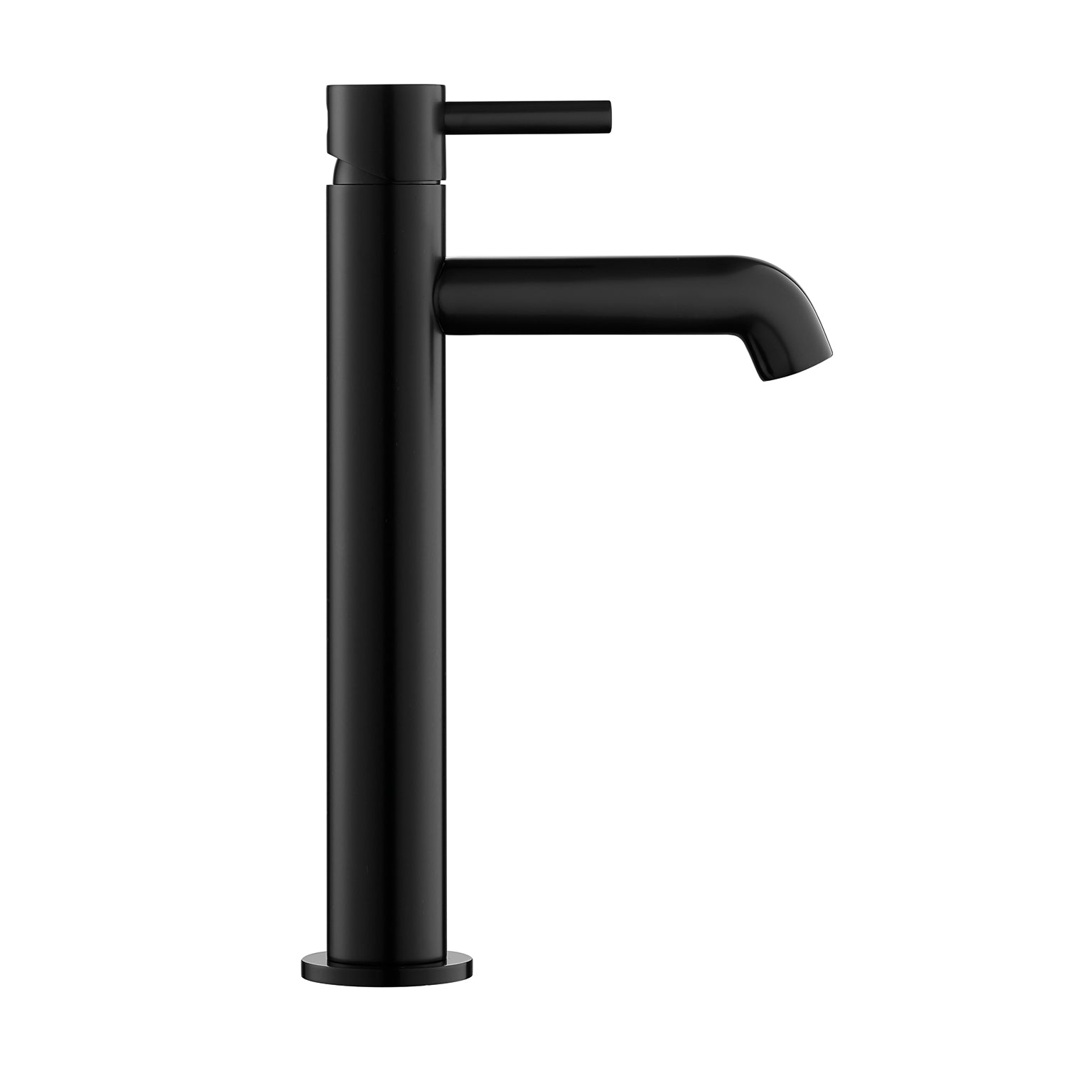 Stylish washbasin faucet from the Park 2.0 series High version in matt black