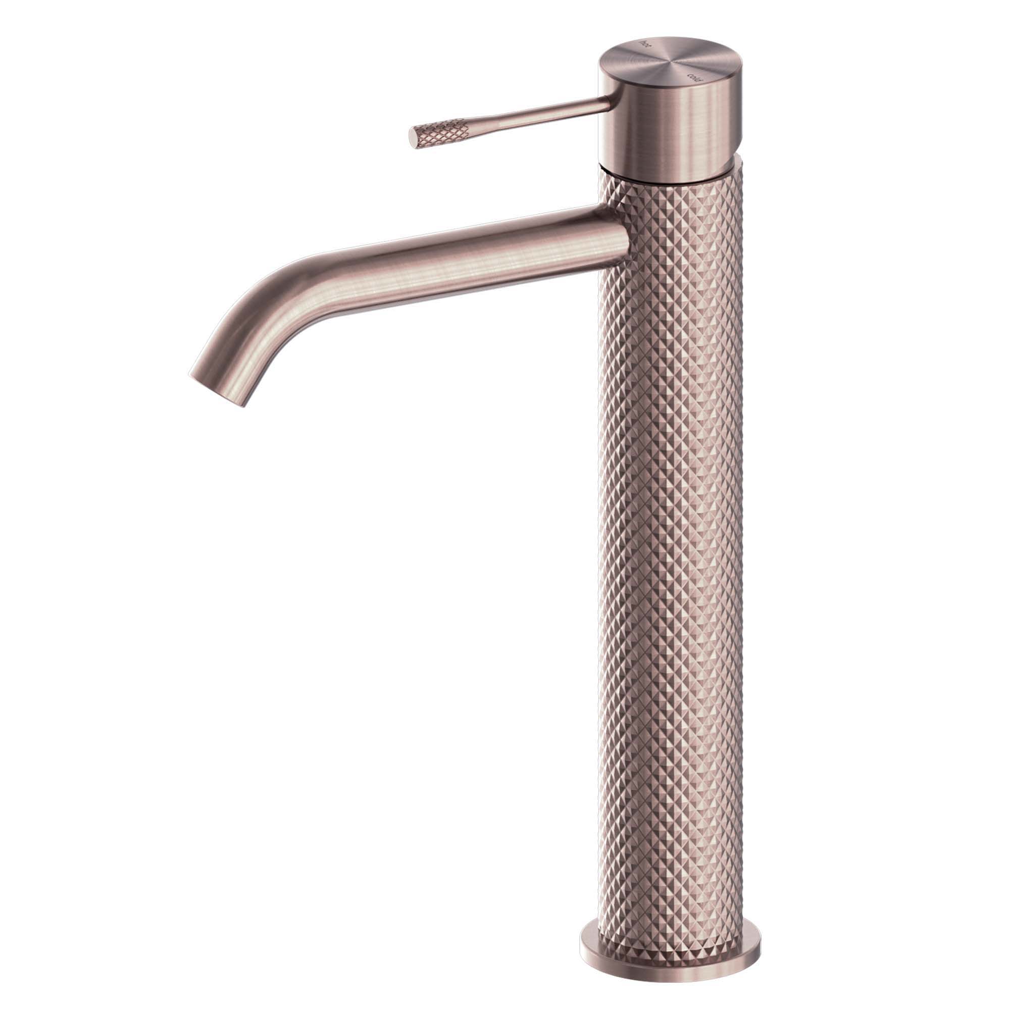 Miscelatore lavabo Stilform della serie Iconic, versione alta in rame spazzolato