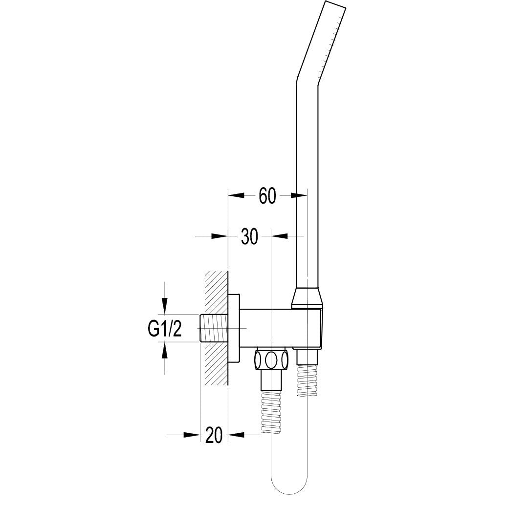 Set completo doccia a pioggia Soho Angolare – Incasso