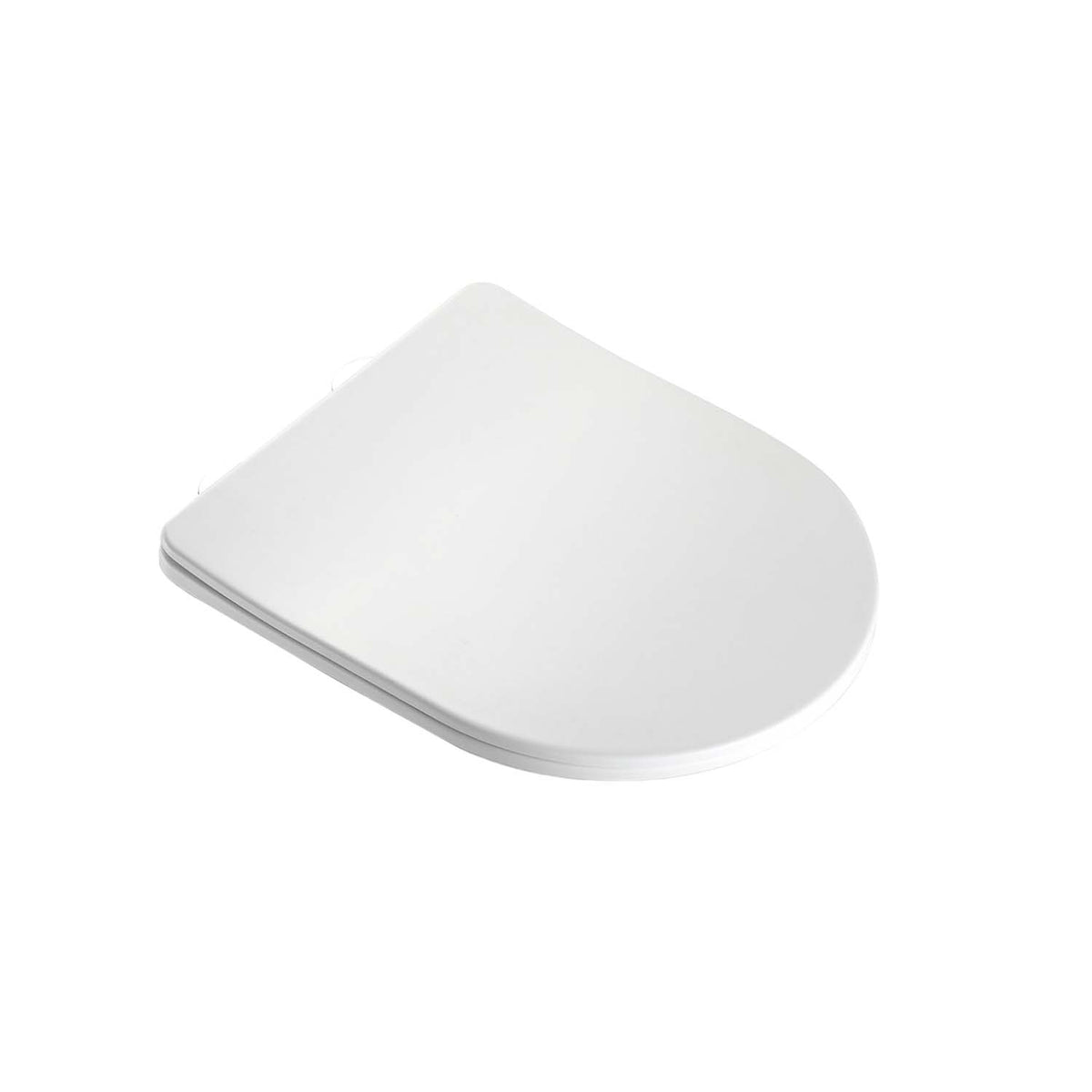 WC sedadlo Slim BF2418D pre krátke WC Soho 3.0 v Bielej, zatvorené
