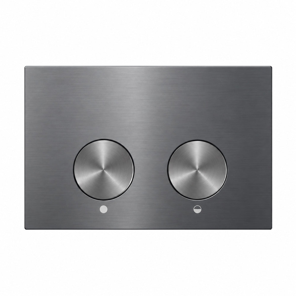 Placa pulsadora 106 de acero inoxidable en gunmetal cepillado - Compatible con Geberit Sigma