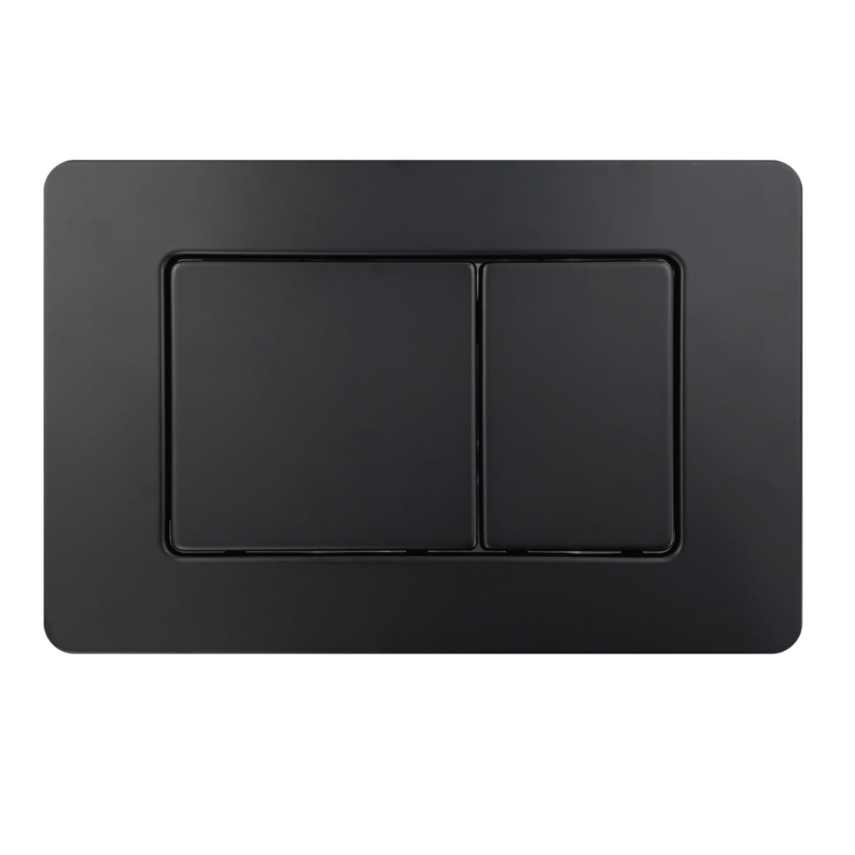 Placca di comando in acciaio inox nero opaco Compatibile con Geberit Dofix Sigma/Delta 2 