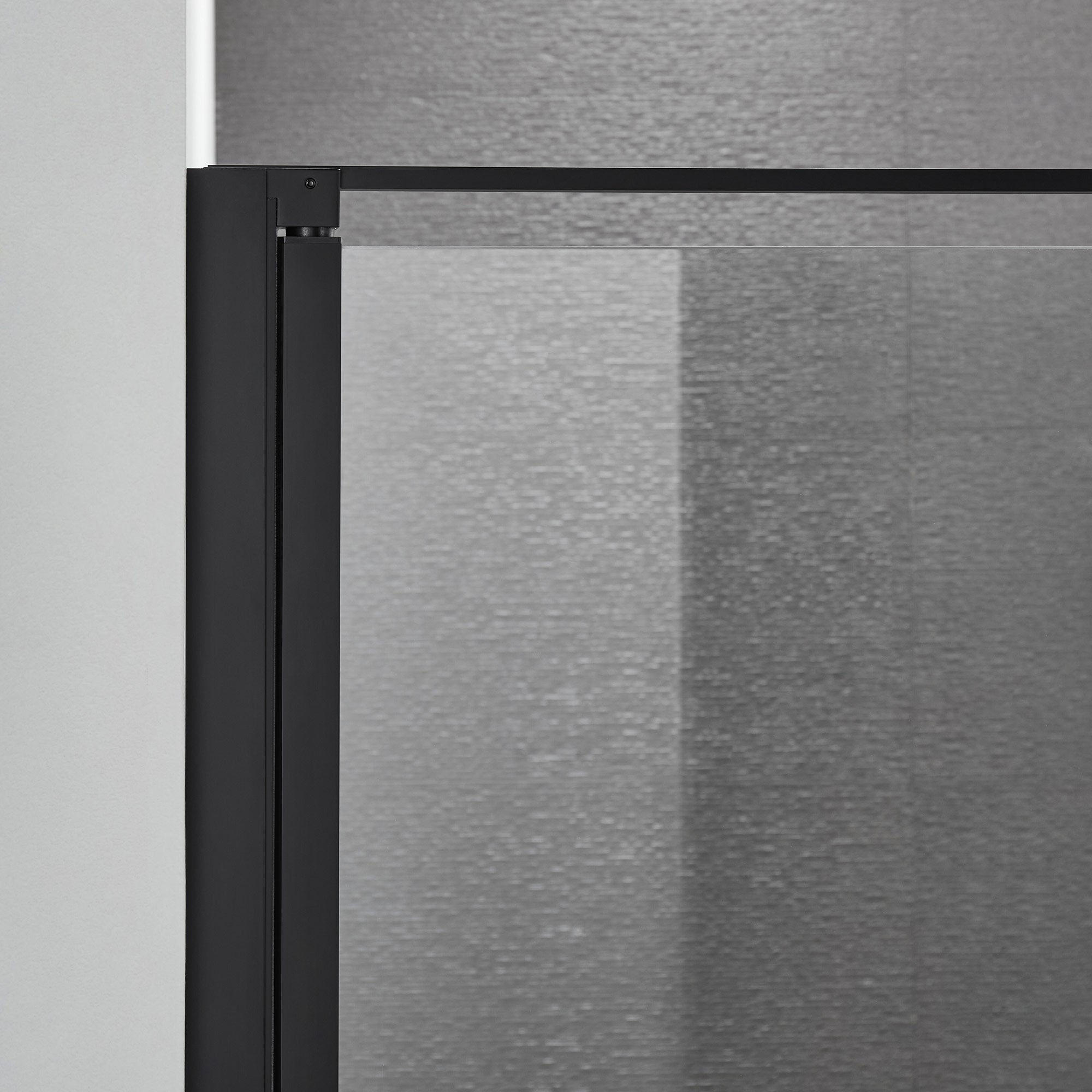 Nischendusche 70-100cm mit Drehtür 8 mm Nano-Klarglas Duschtür – Profilfarbe wählbar