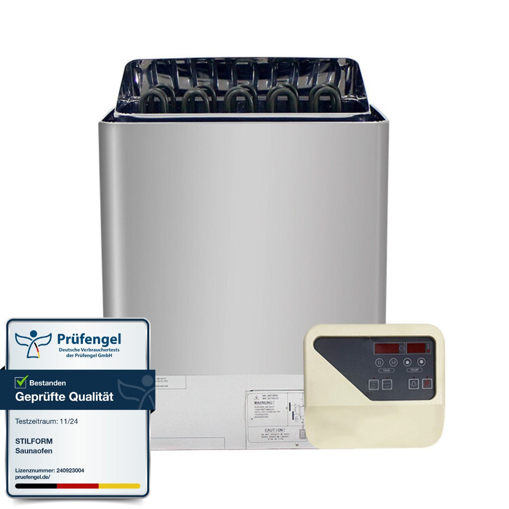 Saunaofen Thermolux 4,5KW/6KW Gunmetal – Touch/Digital Controller