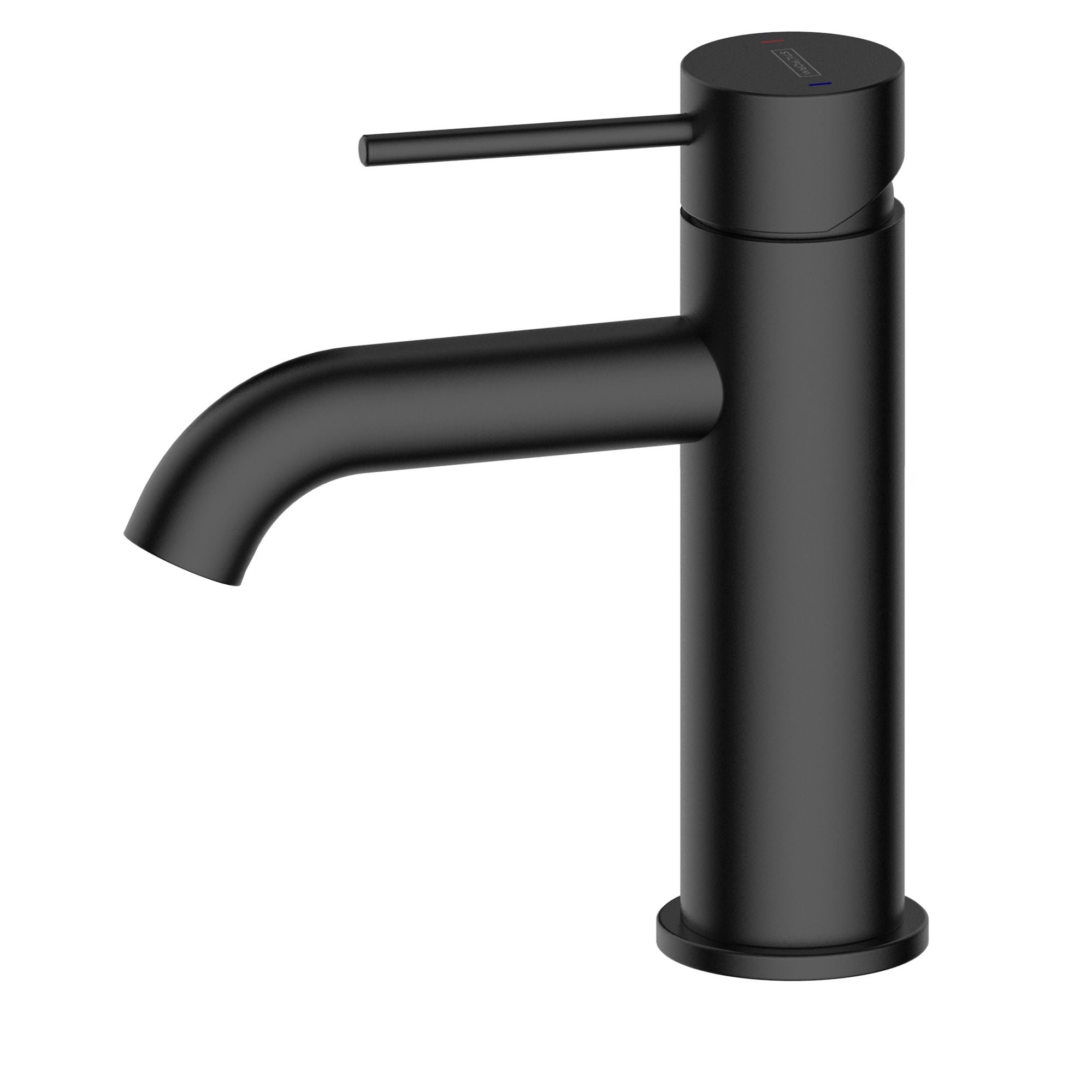 Stilform Modern washbasin faucet from the Park series in matt black