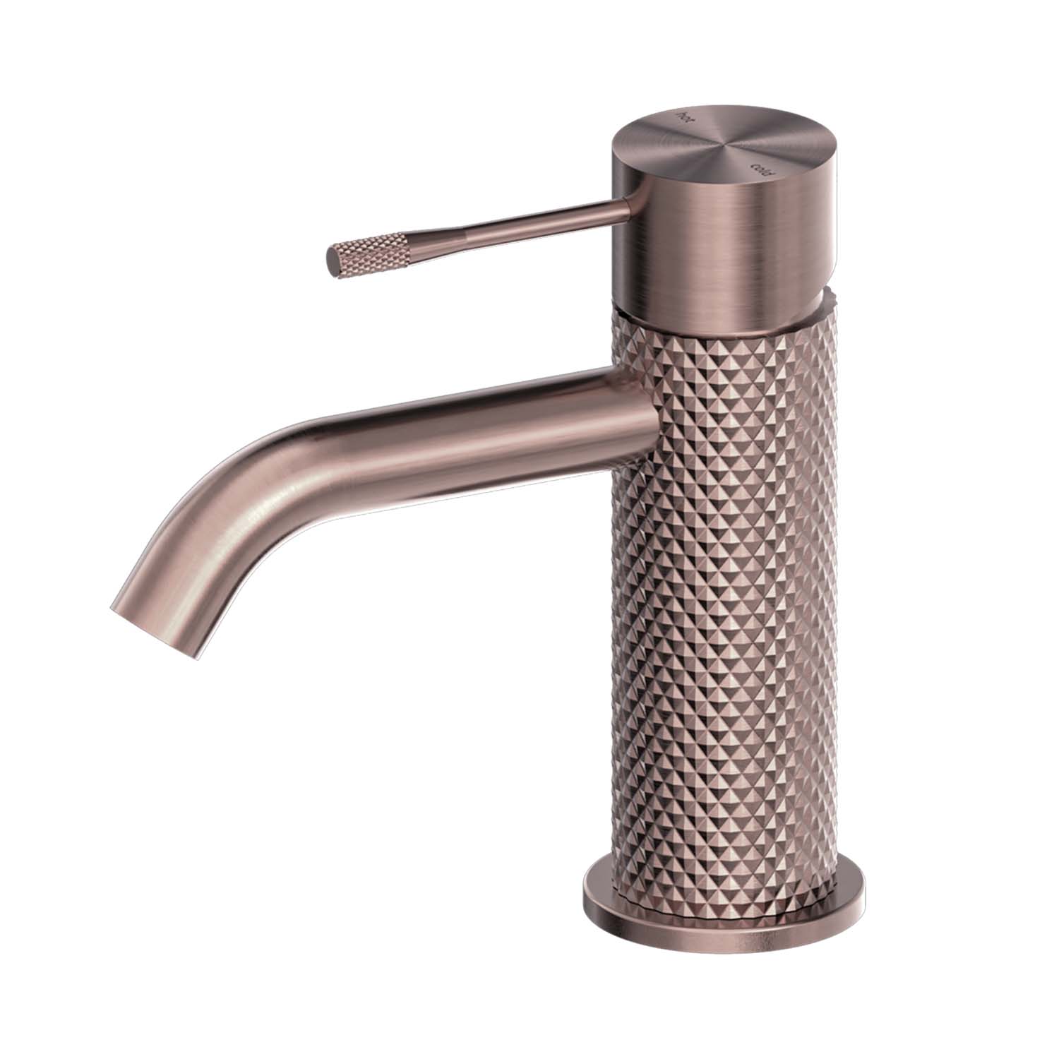 Miscelatore lavabo Stilform serie Iconic in rame spazzolato