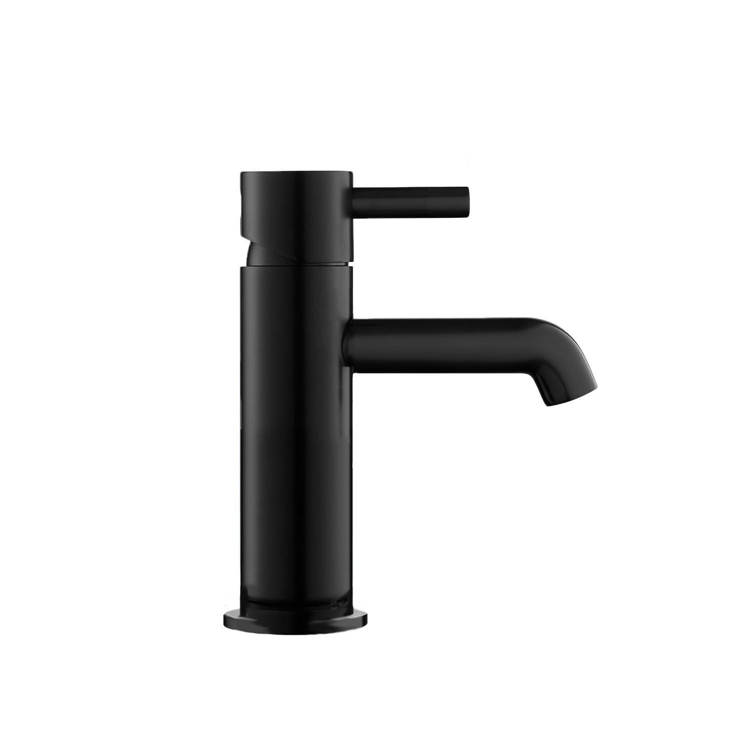 Mitigeur de lavabo élégant Stilform, hauteur moyenne, série Park 2.0, noir mat
